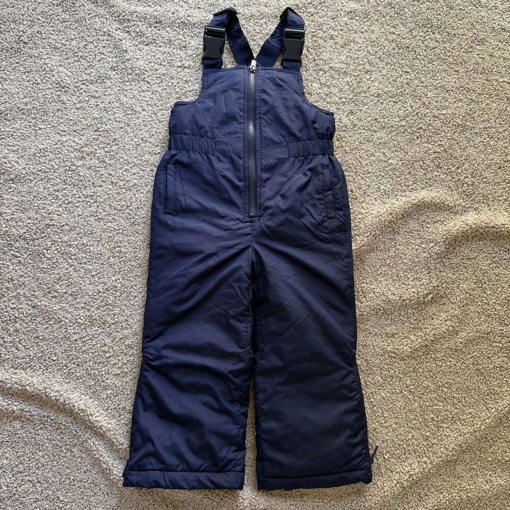 Baby Gap Navy Blue Snow Bib Overalls Sz 3T